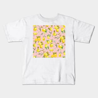 Watercolor lemons 9 Kids T-Shirt